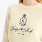 Sporty & Rich Women's Vendome Knitted Jumper in Ecru