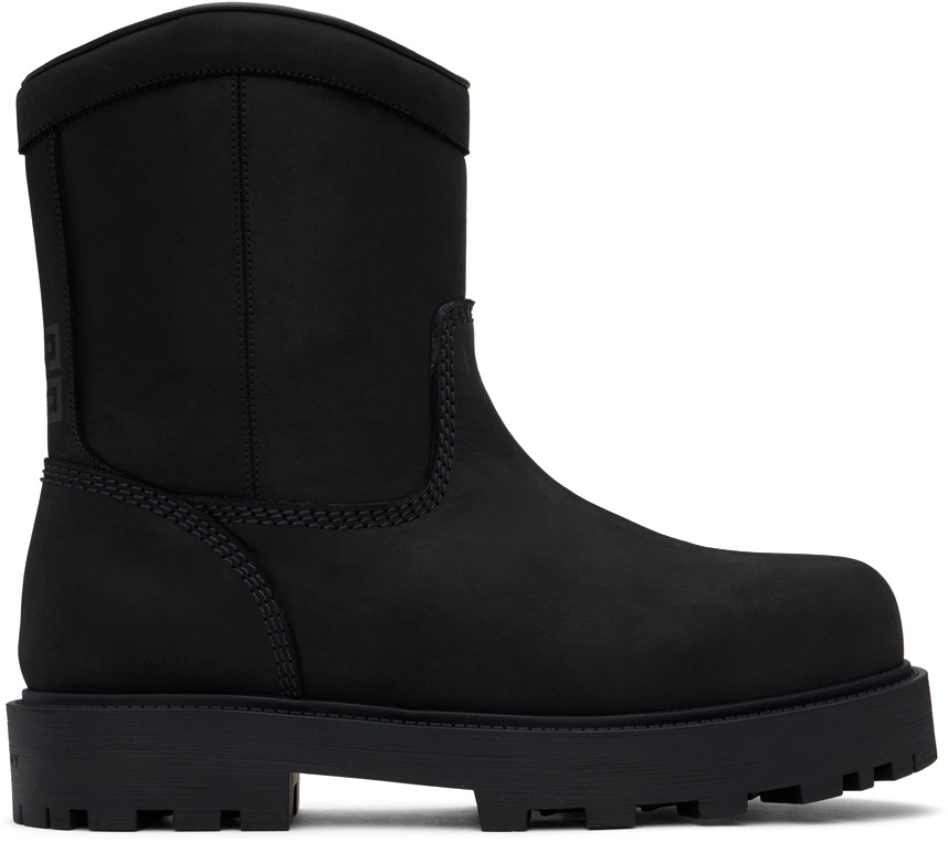 Photo: Givenchy Black Storm Chelsea Boots