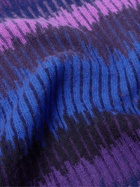 PIACENZA 1733 - Ikat Wool Sweater - Purple
