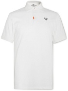 Nike Tennis - NikeCourt Rafa Slim-Fit Organic Cotton-Blend Piqué Polo Shirt - White