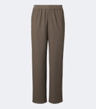 Giorgio Armani Waffle-knit straight pants