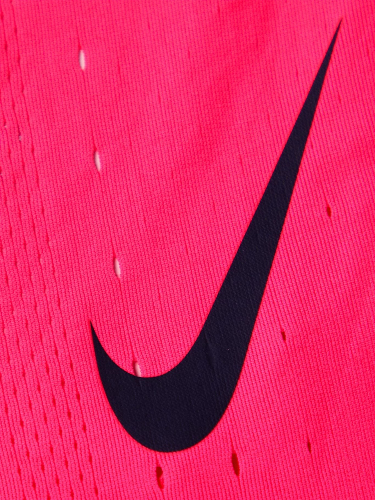Nike Running - Logo-Print Perforated Recycled AeroSwift Tank - Pink Nike Running