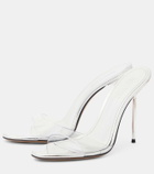 Paris Texas Lidia 105 PVC and leather mules
