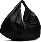 FUMITO GANRYU Black Draped Shoulder Bag