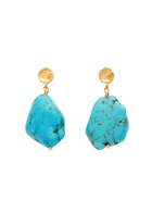 Anni LU La Mer Turquoise Drop Earrings - Aqua - One Size
