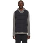 11 by Boris Bidjan Saberi Black Nylon Vest