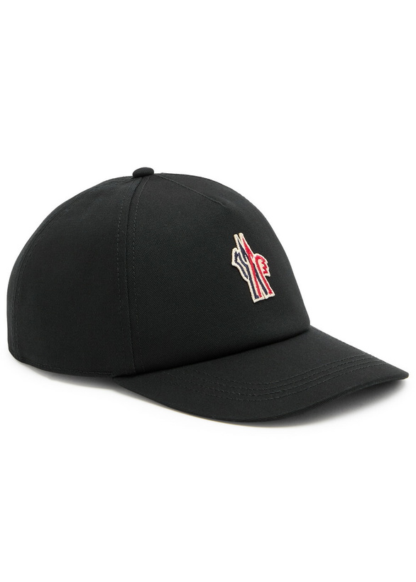 Photo: Moncler Grenoble Day-Namic Logo-embroidered Cotton cap - Black - One Size