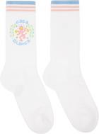 Casablanca White Dance Joy Socks