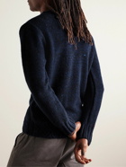 Inis Meáin - Donegal Merino Wool and Cashmere-Blend Sweater - Blue