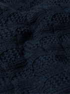 Kiton - Cable-Knit Cashmere Gilet - Blue