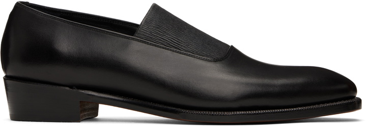 Photo: RAINMAKER KYOTO Black Shirring Opera Loafers