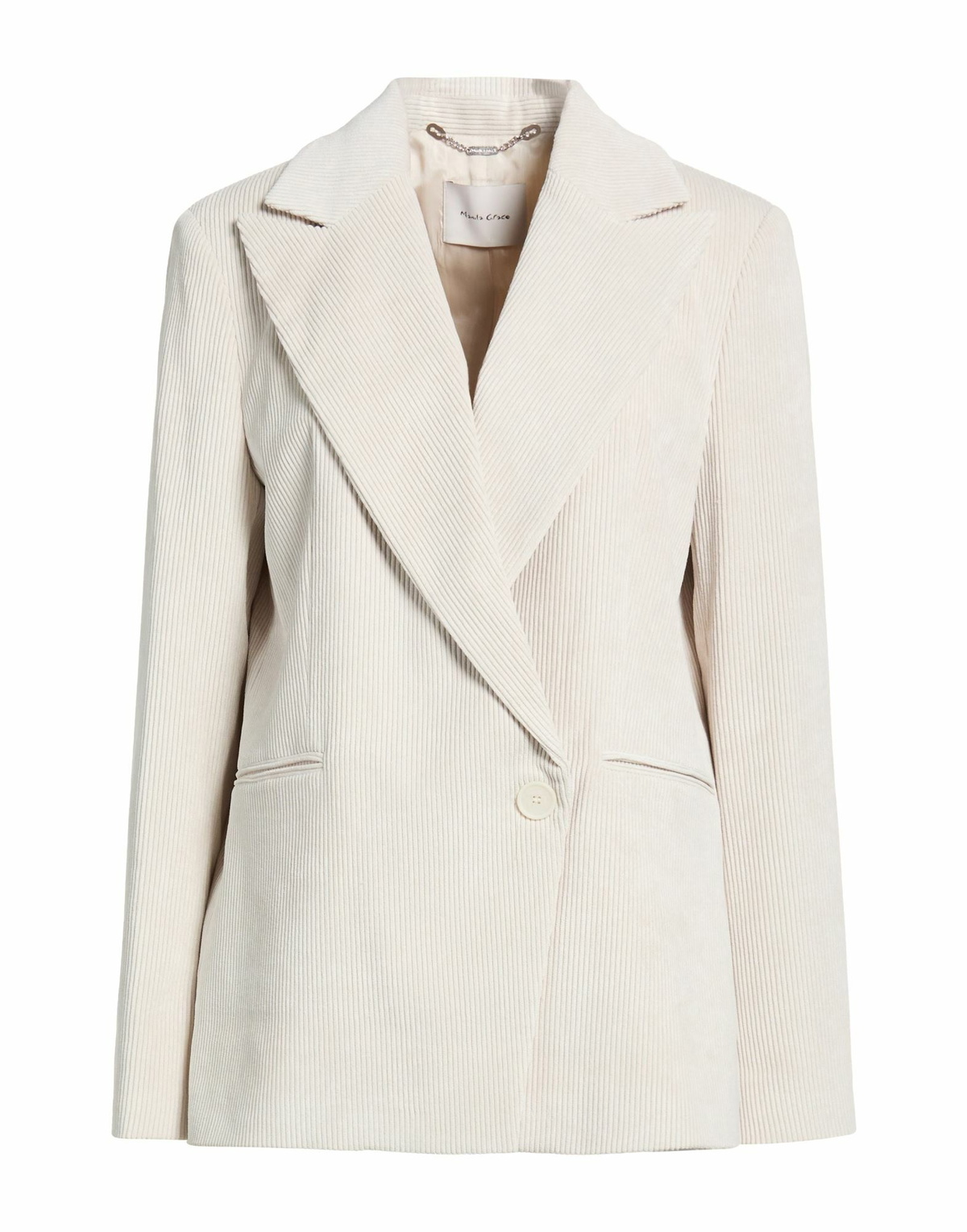 Manila Grace Womens Blazer in Cream