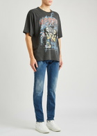 Replay Anbass Hyperflex Re-Used Blue Slim-leg Jeans Mid Blu