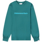 thisisneverthat Men's Long Sleeve T-Logo T-Shirt in Forest