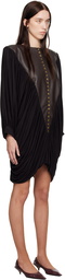 Nicklas Skovgaard Brown & Black Geneva Minidress