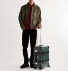 Globe-Trotter - No Time to Die 30 Leather-Trimmed Trolley Case" - Green