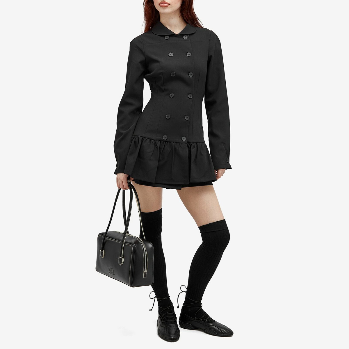 【PEACHY DEN】Romy Mini Dress ブラック Peachy Den Women's Romy Mini Dress in Onyx Peachy Den
