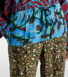 Dries Van Noten Printed wide-leg pants