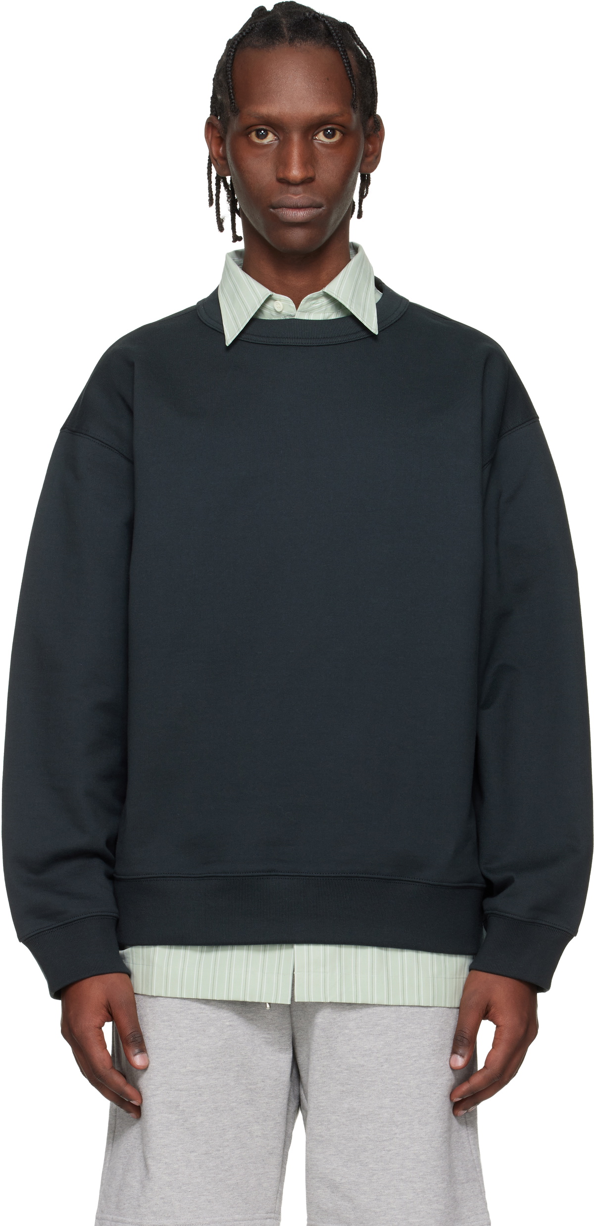 Dries Van Noten Black Oversized Sweatshirt