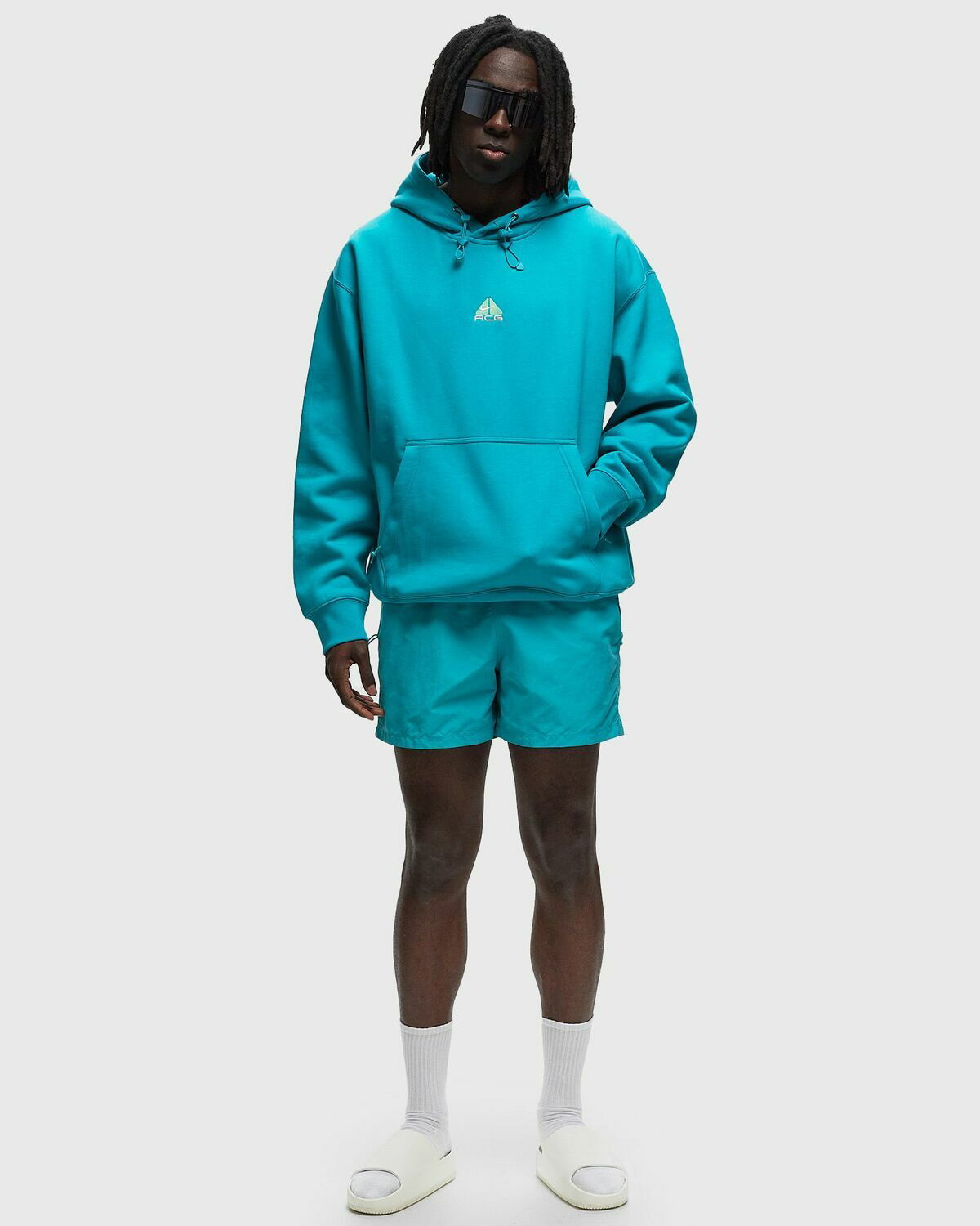 nike acg hoodie green