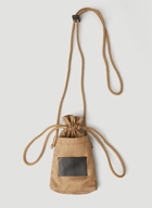Arcs - Minute Crossbody Pouch in Brown