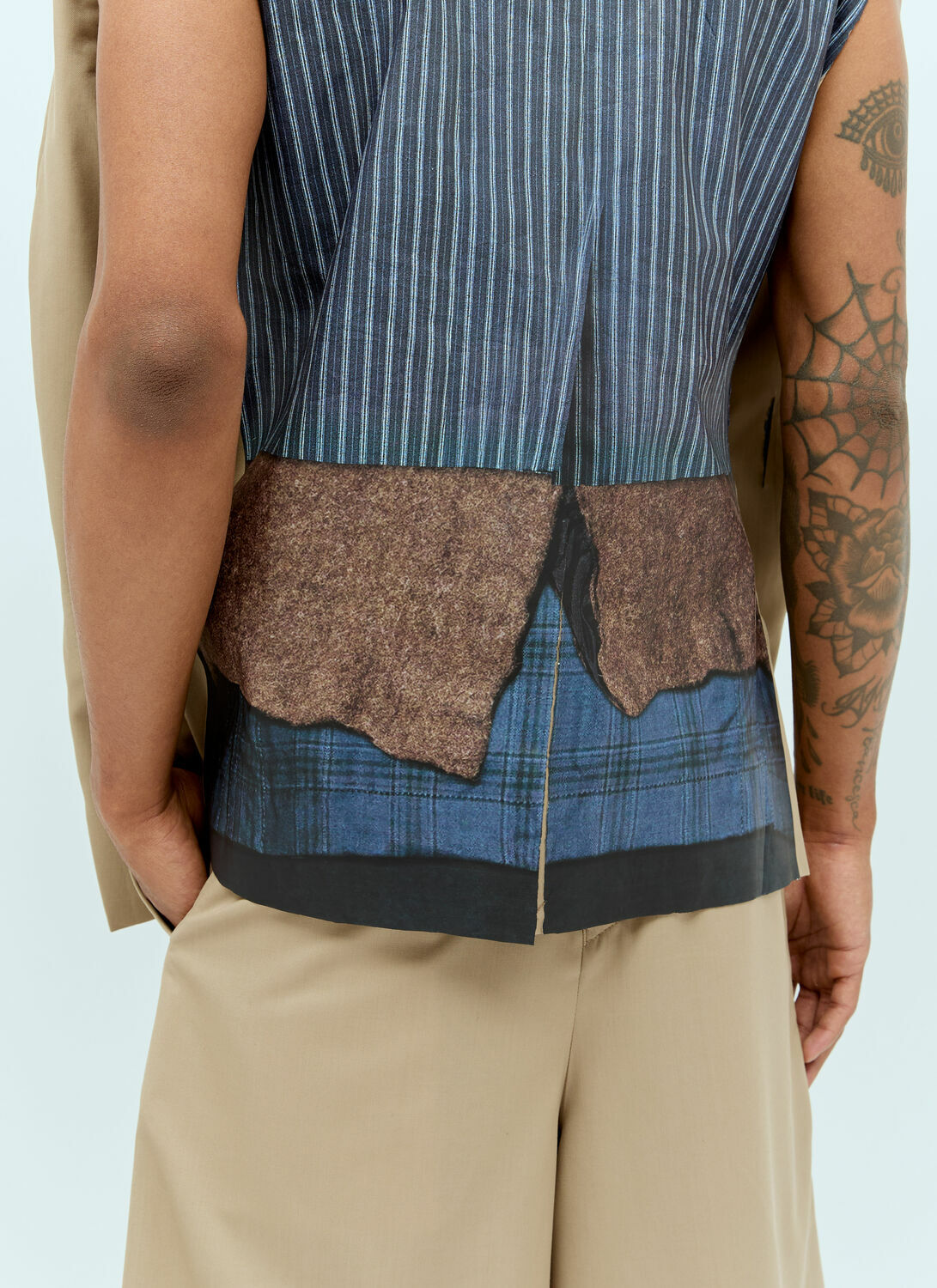 Comme des Garçons Homme Plus Printed Double-Breasted Blazer
