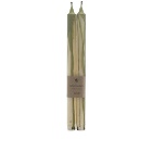 ferm LIVING Dryp Candles - Set of 2 in Olive Green