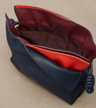 Loewe Layered Flamenco Mini leather clutch