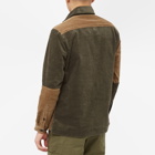 Oliver Spencer Men's Killard Cord Overshirt Jacket in Multi