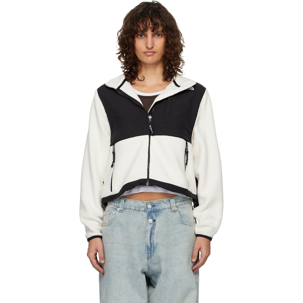 The North Face White Retro Denali Jacket
