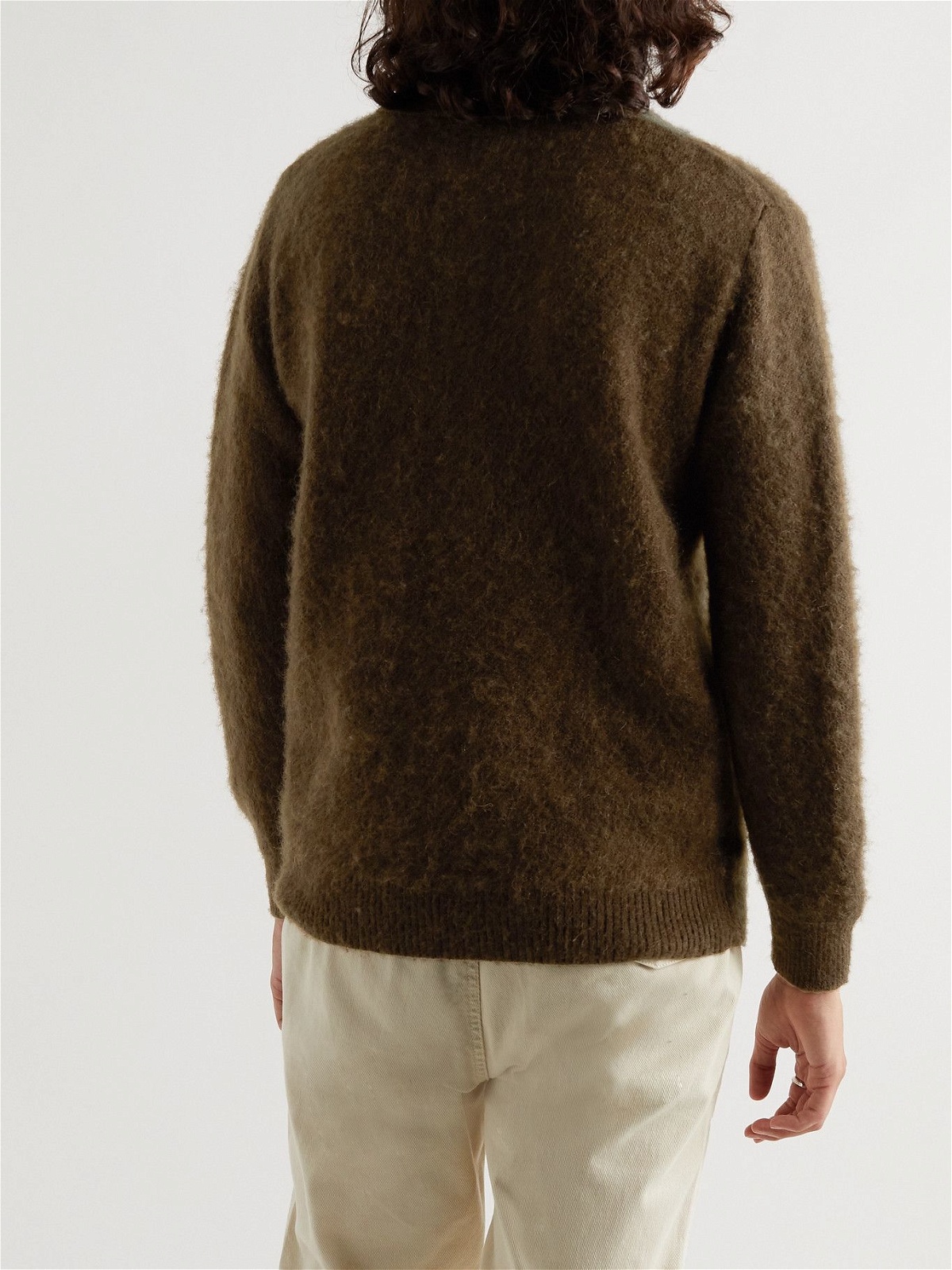 Beams Plus - Colour-Block Jacquard-Knit Polo Shirt - Unknown Beams