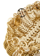 Rabanne Iconic Nano 1969 Crystal-embellished Disc Shoulder bag - Gold - One Size