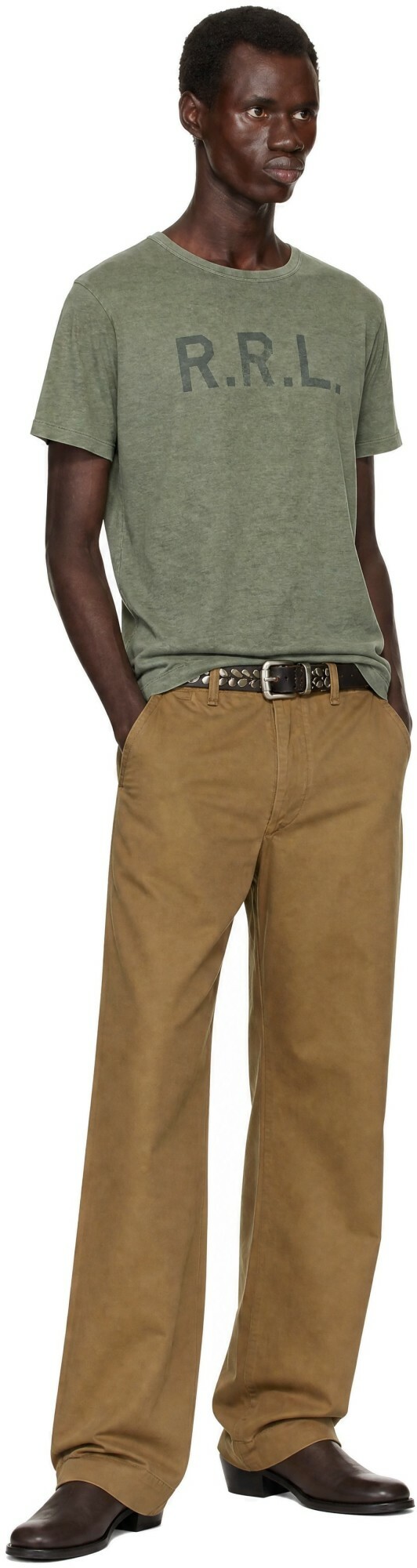 RRL Tan Chino Field Trousers