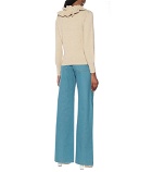 Marc Jacobs - Lurex® ruffled-trimmed sweater