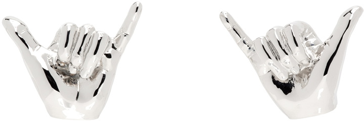 Photo: Y/Project Silver Mini Shaka Earrings