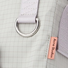 Acne Studios Men's Post Ripstop Suede Mini Messenger Bag in Cold Beige/Lilac Purple
