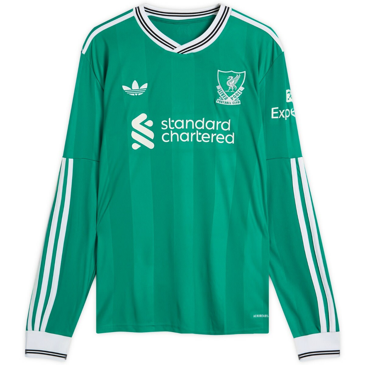 Adidas Liverpool FC 25/26 3rd Jersey Longsleeve Top in Sea Green