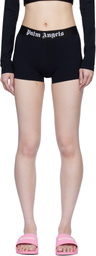 Palm Angels Black Classic Logo Sport Shorts