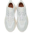 Won Hundred White and Grey Nika Sneakers