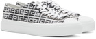 Givenchy Black & White City Low 4G Sneakers