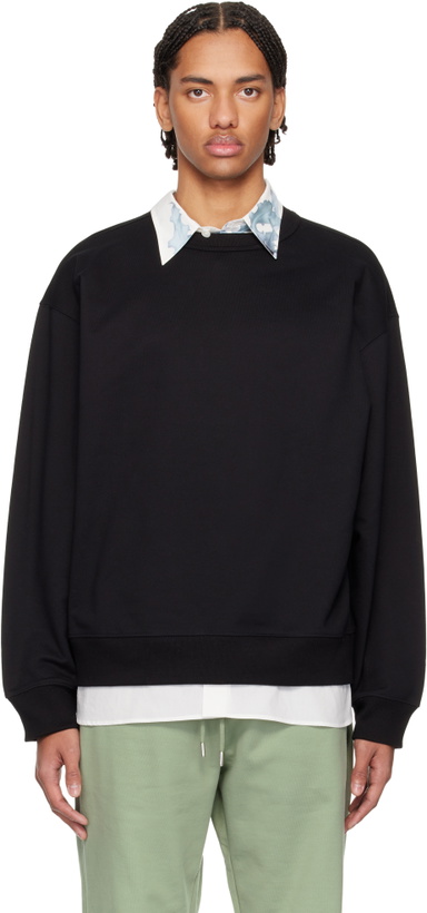 Photo: Dries Van Noten Black Oversized Sweatshirt