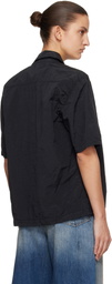 Stone Island Black 1200028 Nylon Metal ECONYL Shirt