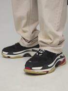 BALENCIAGA - Triple S Suede, Leather & Mesh Sneakers