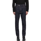 Vivienne Westwood Indigo Asymmetric Jeans