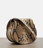 Chloé Marcie Mini snake-effect leather crossbody bag