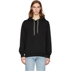 Naked and Famous Denim SSENSE Exclusive Black Cotton Hoodie