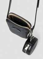 Retro GG Supreme Crossbody Bag in Black