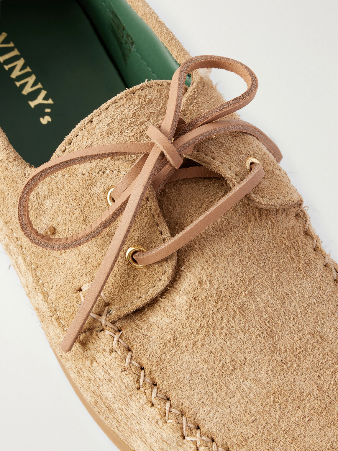 VINNY's - Boatman Suede Boat Shoes - Neutrals