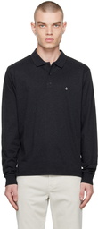 rag & bone Gray Embroidered Polo