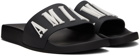 AMIRI Black Poolslide Sandals